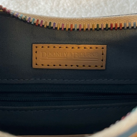 Dooney & Bourke 1975 vintage handbag. Logo, pale yellow. Excellent condition - Picture 10 of 12